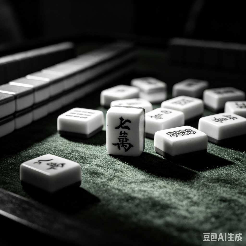 vintage style mahjong set